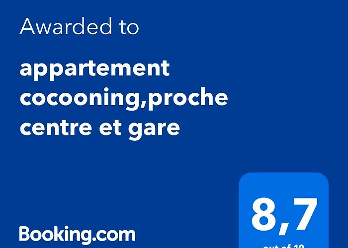 appartement cocooning,proche centre et gare